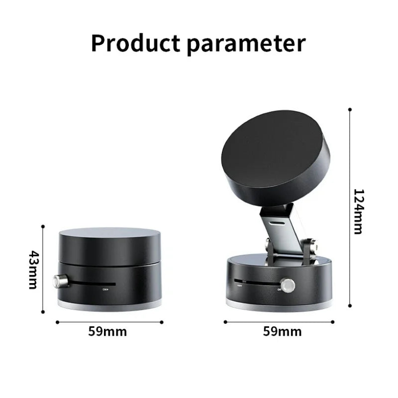 Double-Sided Suction Cup Bracket for Car Mount Mobile Phone Holder Magnetic Vacuum Adsorption Ultra Stable Suction Cup Bracket